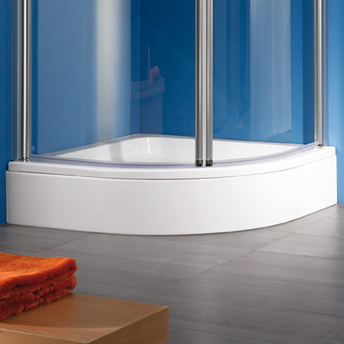 HSK Schürze für Acryl Duschwanne 90 x 100 oder 100 x 90 cm Viertelkreis