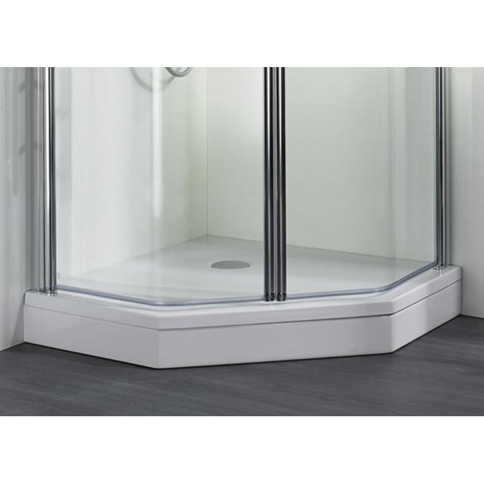 HSK Schürze für Acryl Duschwanne 90 x 90 cm Fünfeck