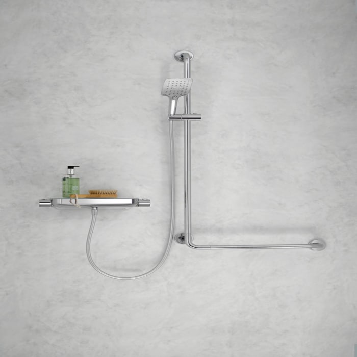 HSK Solida Stützgriff, L-Form