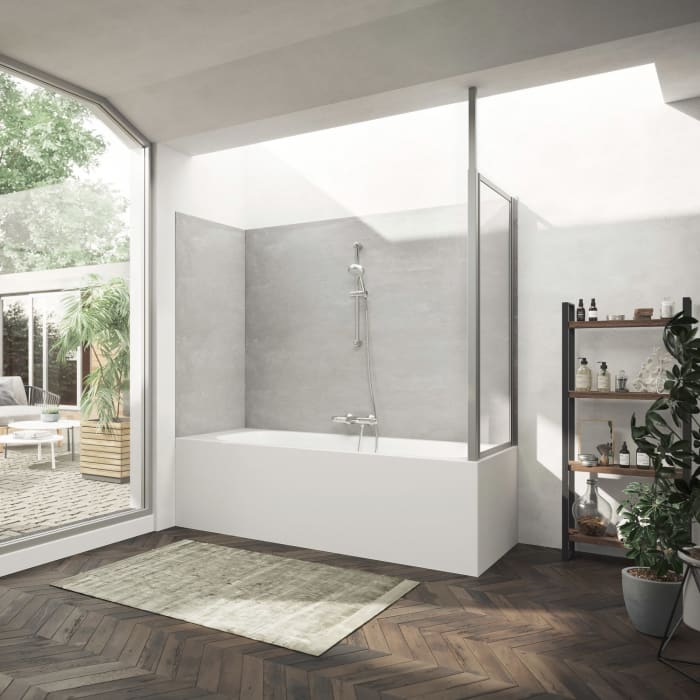 HÜPPE Combinett 2 Badewannenabtrennung Seitenwand 70 cm