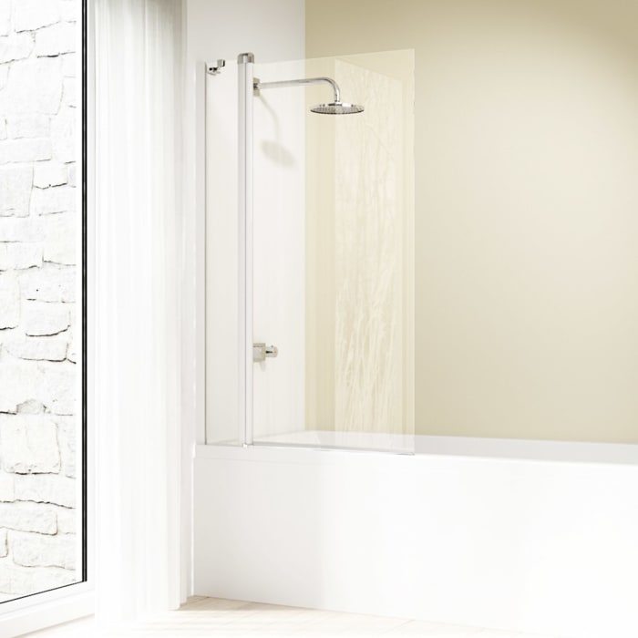 HÜPPE Design elegance Badewannenabtrennung 2-teilig, Sondermaß