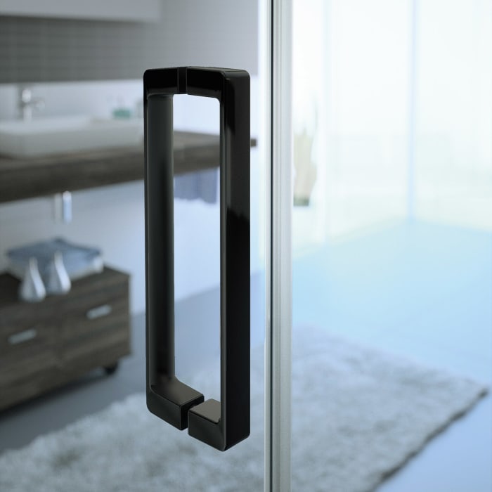 HÜPPE Classics 2 EasyEntry Gleittür 1-teilig mit Festteil rechts 110 x 200 cm, Glas mit Anti-Plaque