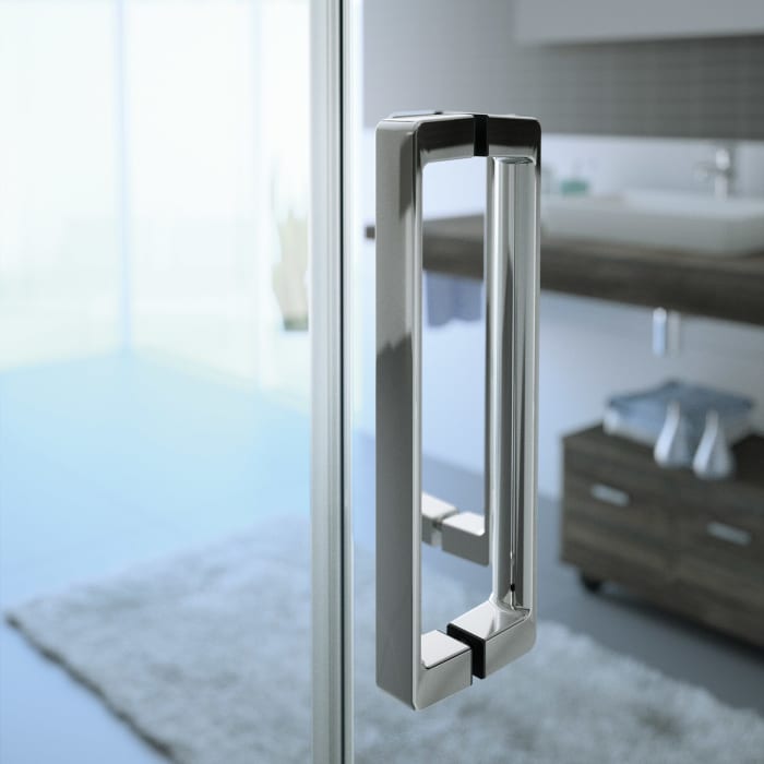 HÜPPE Classics 2 Gleittüreckeinstieg 2-teilig 120 x 200 cm, Glas ohne Anti-Plaque