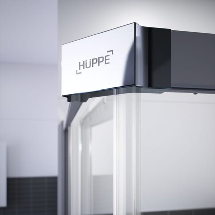 HÜPPE Classics 2 Gleittüreckeinstieg 2-teilig 90/90 x 190 cm, Glas mit Anti-Plaque