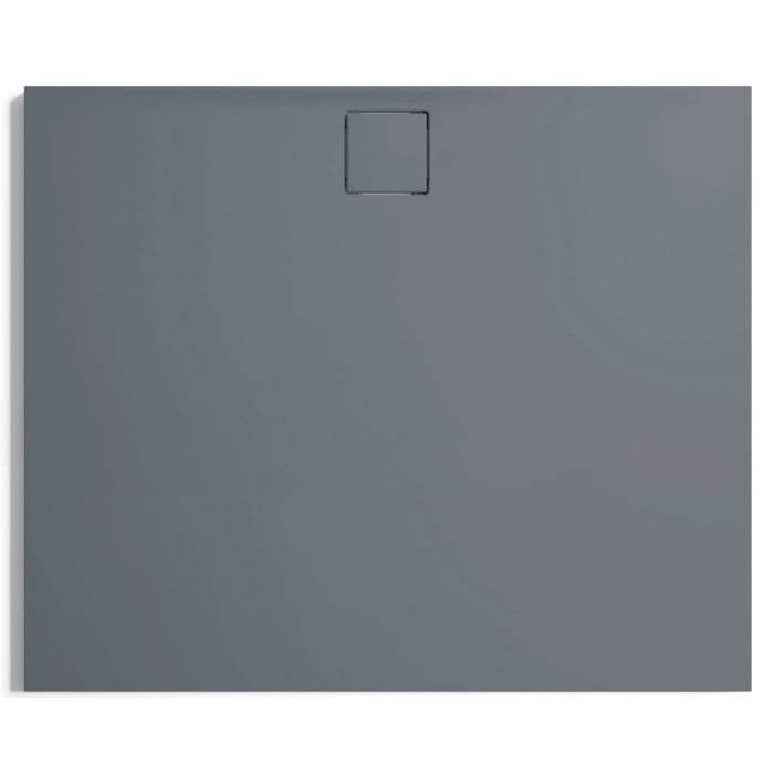 HÜPPE EasyFlat 4-Eck Duschwanne 120 x 100 cm, Ablauf an langer Seite