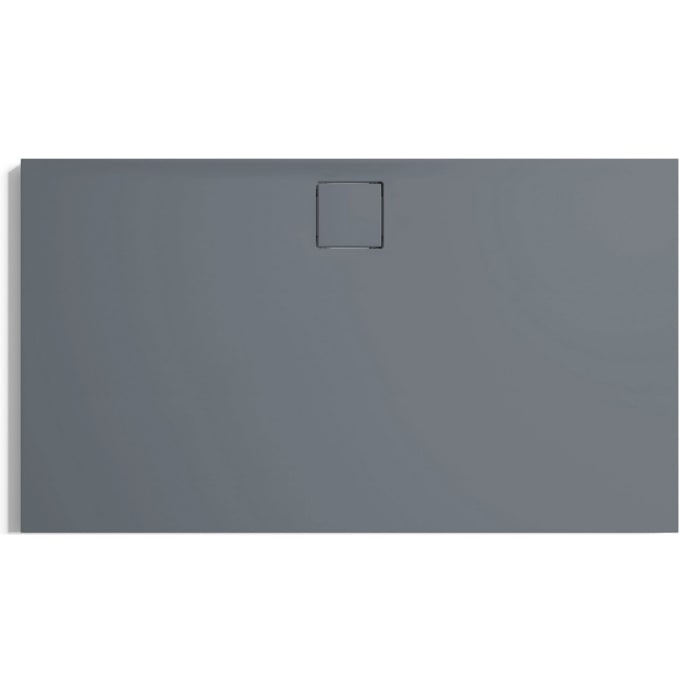 HÜPPE EasyFlat 4-Eck Duschwanne 140 x 80 cm, Ablauf an langer Seite