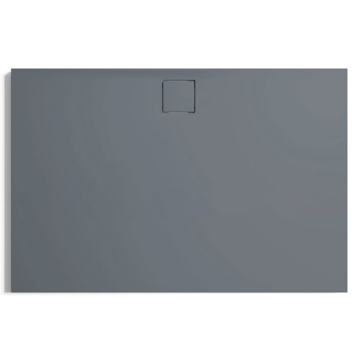 HÜPPE EasyFlat 4-Eck Duschwanne 150 x 100 cm, Ablauf an langer Seite