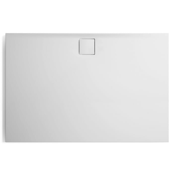 HÜPPE EasyFlat 4-Eck Duschwanne 150 x 100 cm, Ablauf an langer Seite