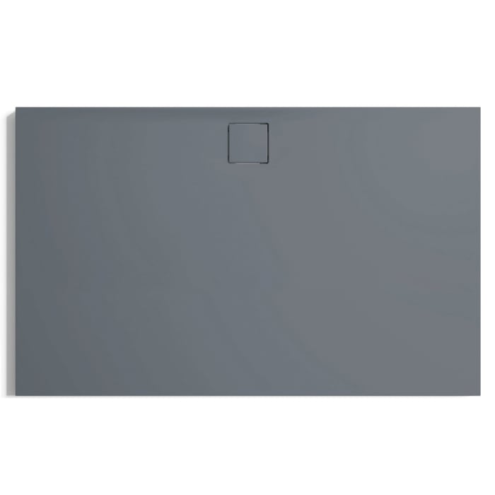 HÜPPE EasyFlat 4-Eck Duschwanne 160 x 100 cm, Ablauf an langer Seite