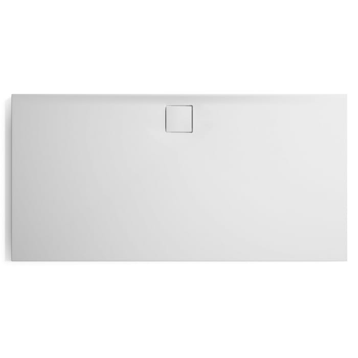 HÜPPE EasyFlat 4-Eck Duschwanne 180 x 90 cm, Ablauf an langer Seite