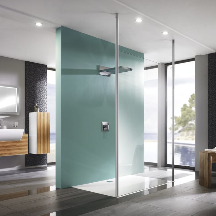 HÜPPE EasyStep 4-Eck Duschwanne 100 x 80 cm