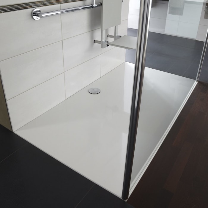 HÜPPE EasyStep 4-Eck Duschwanne 130 x 80 cm