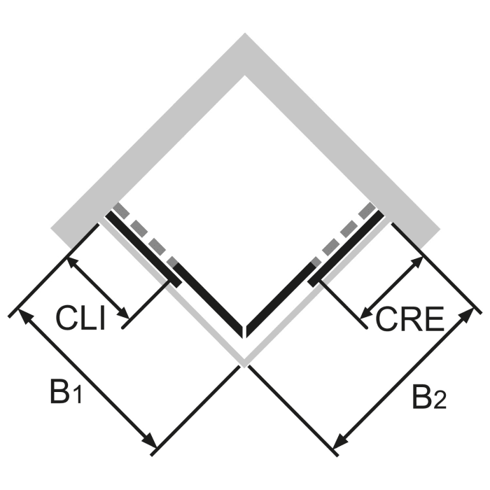 HÜPPE Pulsano 4-Eck Gleittüreckeinstieg 2-teilig 80 x 80 x 190 cm, Glas mit Anti-Plaque