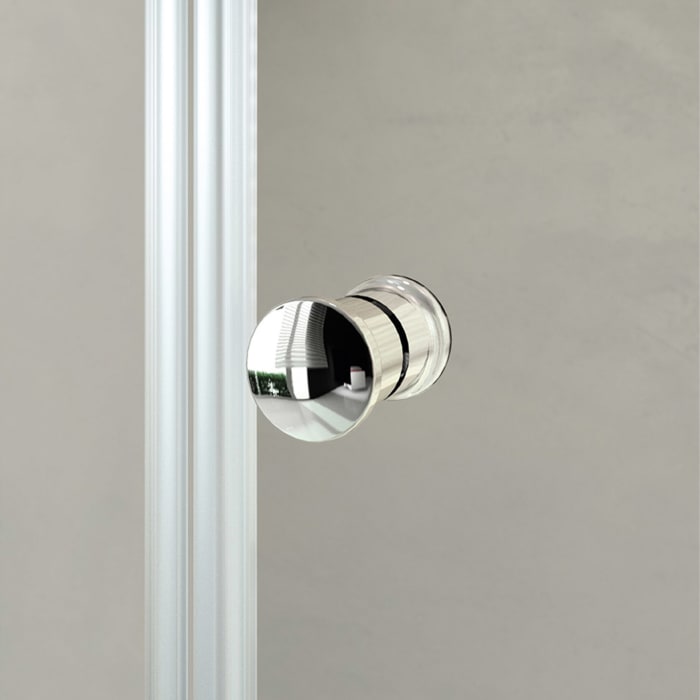 HÜPPE Pulsano 4-Eck Gleittüreckeinstieg 2-teilig 80 x 80 x 190 cm, Glas mit Anti-Plaque