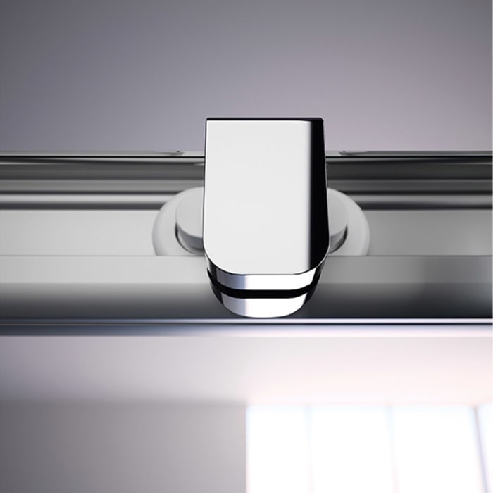 HÜPPE Pulsano 4-Eck Gleittüreckeinstieg 2-teilig 100 x 100 x 190 cm, Glas ohne Anti-Plaque