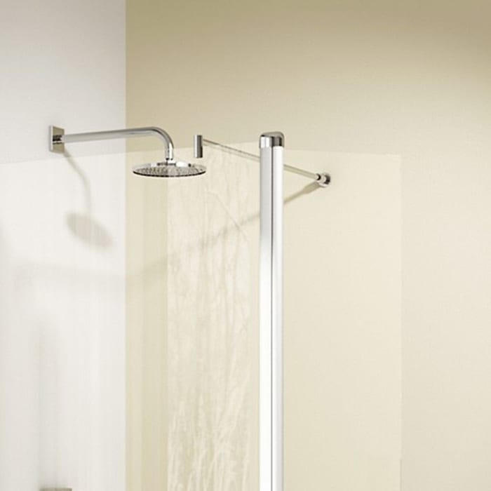 HÜPPE Design elegance Schwingtür mit festem Segment für Walk-In 90 cm