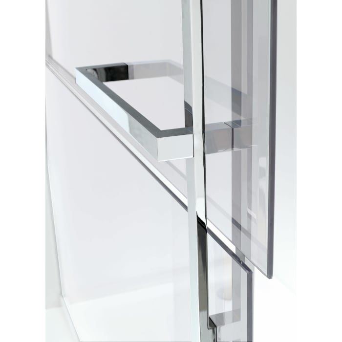 HÜPPE Duplo pure Walk-In 100 cm, Anschlag rechts
