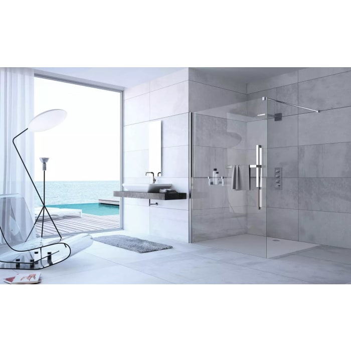 HÜPPE Duplo pure Walk-In 110 cm, Anschlag links