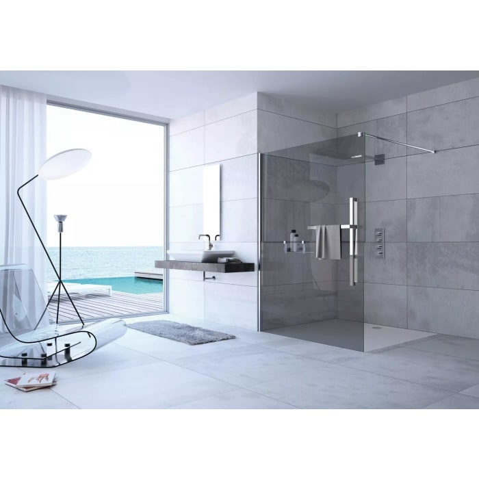 HÜPPE Duplo pure Walk-In 160 cm, Anschlag links