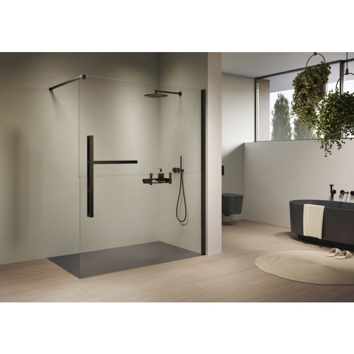 HÜPPE Duplo pure Walk-In 120 cm, Anschlag rechts