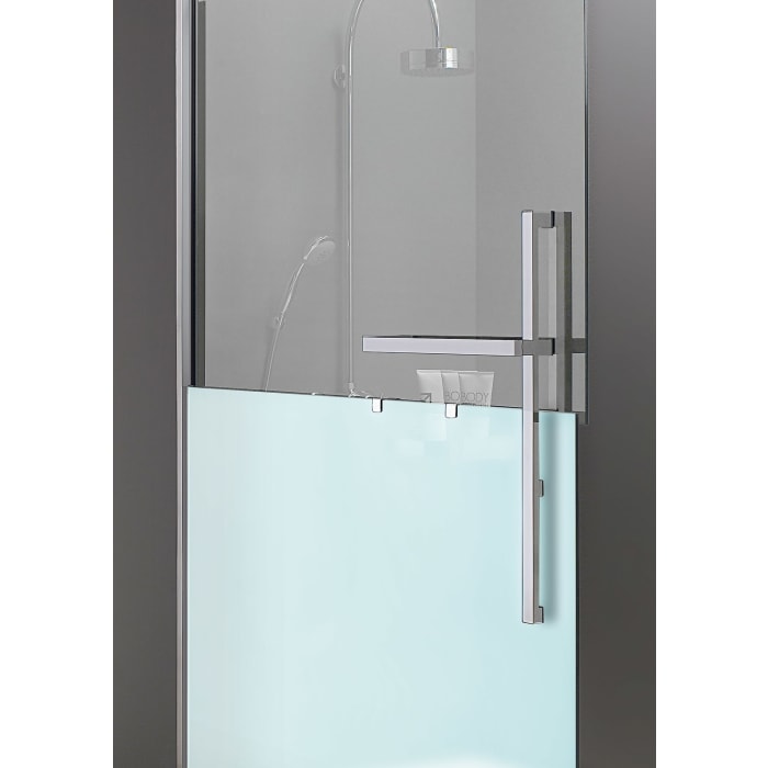 HÜPPE Duplo pure Walk-In 120 cm, Anschlag rechts