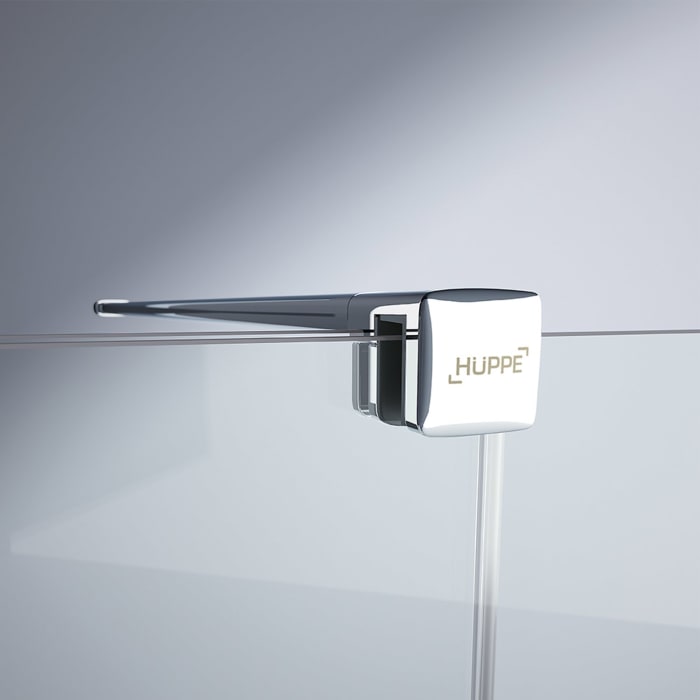 HÜPPE Select+ Walk-In Seitenwand alleinstehend 6 mm, 120 x 200 cm, mit Querbügel