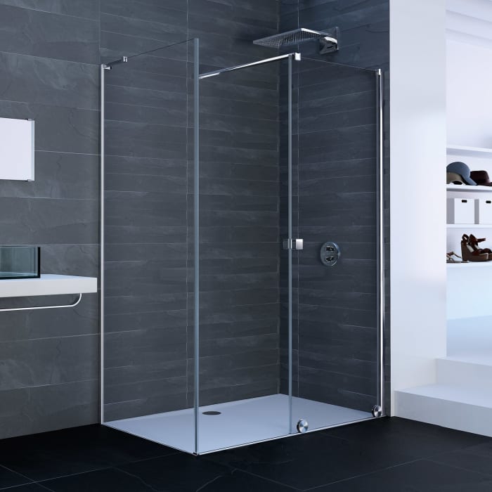HÜPPE Xtensa pure Seitenwand 70 cm für Walk-In Gleittür