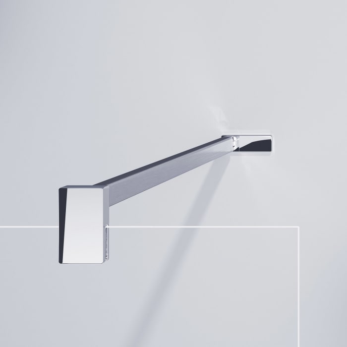 HÜPPE Zomaro 4-Eck Seitenwand alleinstehend 80 x 200 cm, Glas mit Anti-Plaque