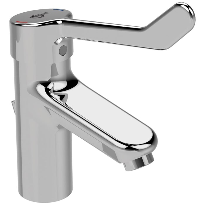 Ideal Standard CeraPlus 2 Waschtischarmatur mit Klinikhebel und Metallablauf