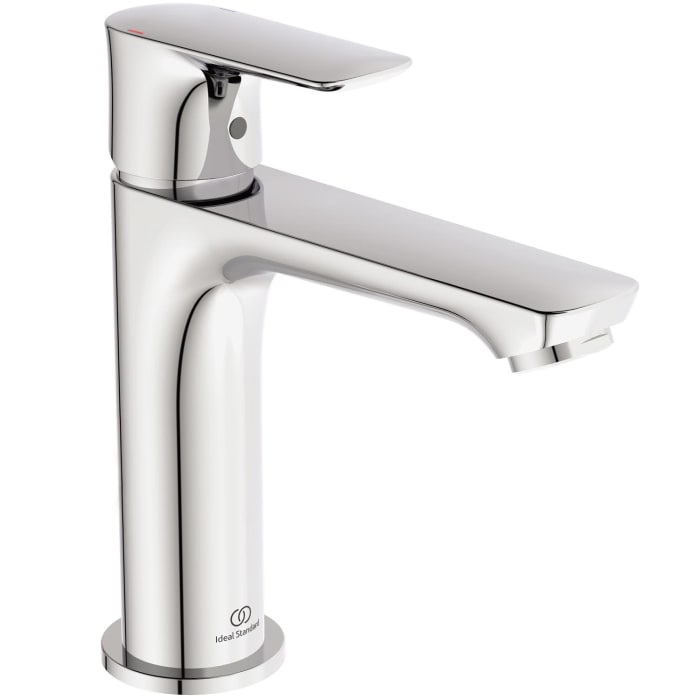 Ideal Standard Connect Air Grande Slim Waschtischarmatur ohne Ablaufgarnitur, Ausladung 12,5 cm