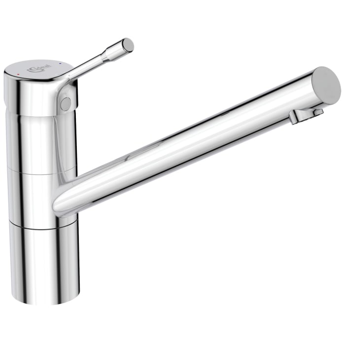 Ideal Standard CERALOOK Küchenarmatur, verlängerter Sockel, Niederdruck