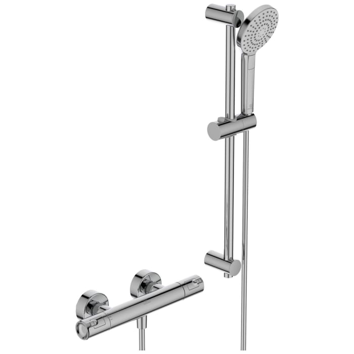Ideal Standard CeraTherm T50 Brausekombination Aufputz mit Brausestange 60 cm