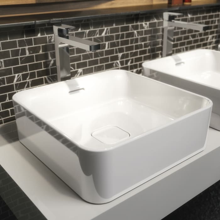 Ideal Standard Edge Waschtischarmatur mit verlängertem Sockel, ohne Ablaufgarnitur