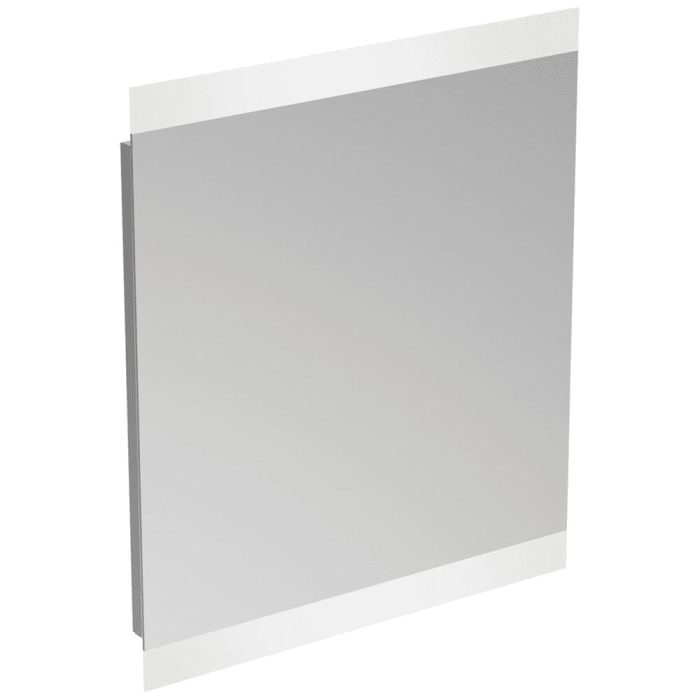 Ideal Standard Badspiegel Mirror & Light mit 2-seitigem Ambientelicht in der Größe 80 x 70 cm