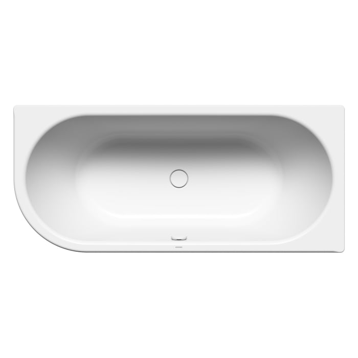 Kaldewei CENTRO DUO 1 LINKS Mod. 136 Eckbadewanne 180 x 80 cm, links abgerundet, mit Perl-Effekt