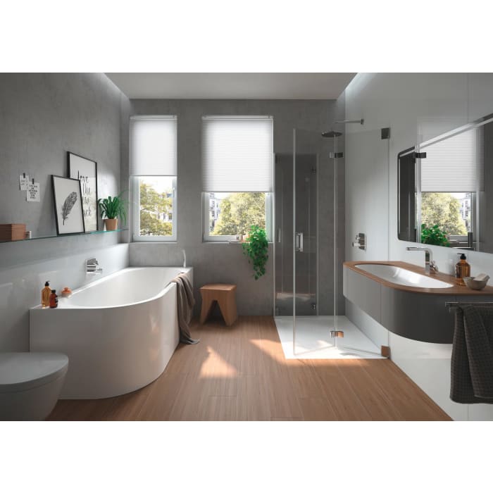 Kaldewei MEISTERSTÜCK CENTRO DUO 1 LINKS Mod. 1136-4040 Badewanne 180 x 80 cm, mit Perl-Effekt