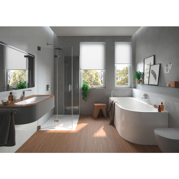 Kaldewei MEISTERSTÜCK CENTRO DUO 1 Rechts 1137 Badewanne 180 x 80 cm, mit Füllfunktion und Sound Wave