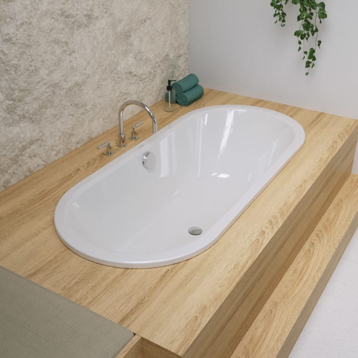 Kaldewei CLASSIC DUO OVAL Mod. 111 Badewanne 180 x 80 cm, mit Grifflöcher