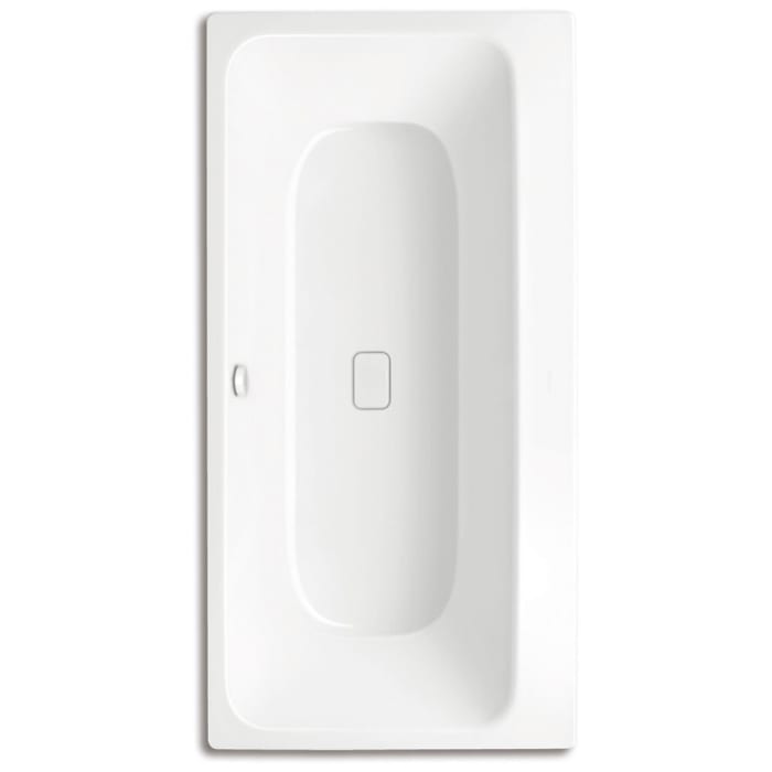 Kaldewei Asymmetric Duo 740 Badewanne 170 x 80 cm mit Perl-Effekt und gegenüberliegendem Überlauf