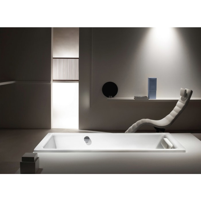 Kaldewei PURO 657 Badewanne 180 x 80 cm mit Überlauf rechts und Antislip