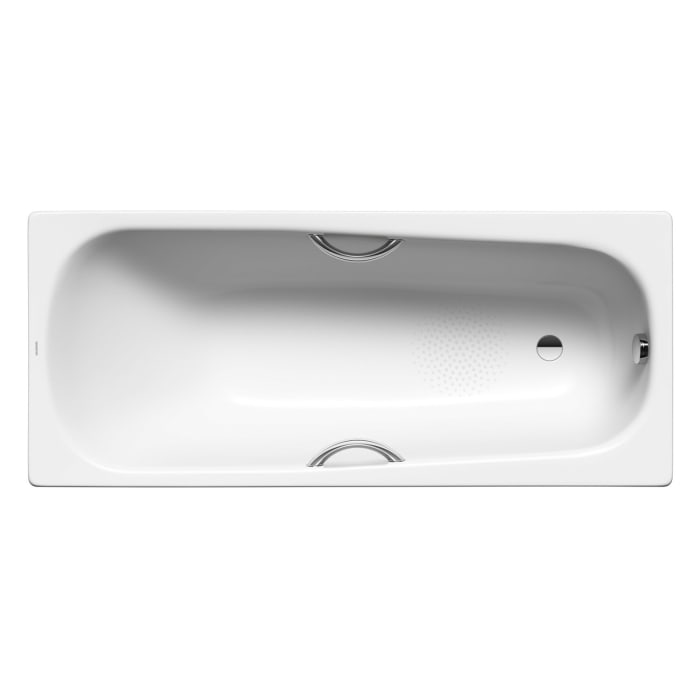 Kaldewei Saniform Plus Star 337 Badewanne 180 x 80 cm mit Griffbohrung und Antislip