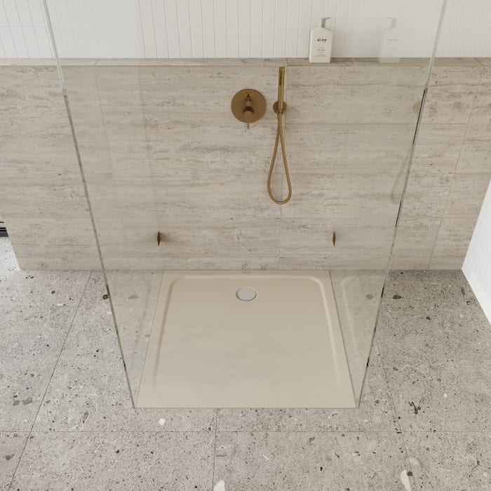 Kaldewei CAYONOPLAN 2251-5 Duschwanne 80 x 80 cm, mit Secure Plus, inkl. Wannenträger extraflach