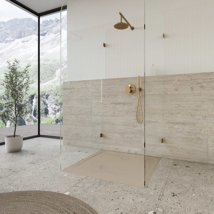 Kaldewei CAYONOPLAN 2251-5 Duschwanne 80 x 80 cm, mit Secure Plus, inkl. Wannenträger extraflach