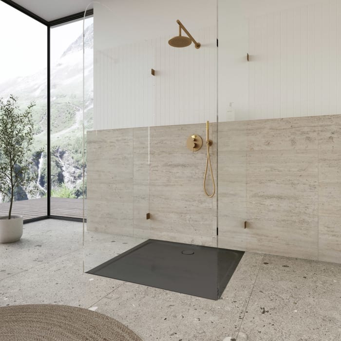 Kaldewei CAYONOPLAN 2254-5 Duschwanne 90 x 90 cm, inkl. Wannenträger extraflach