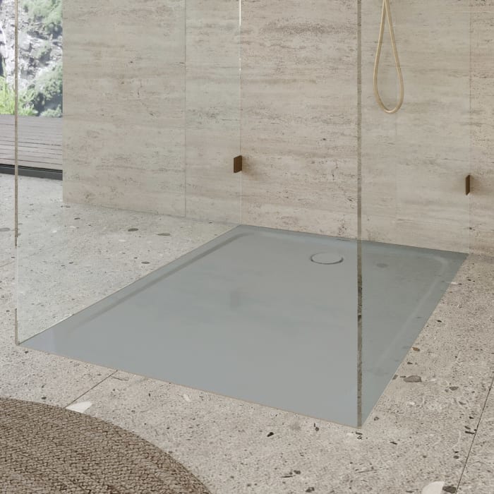 Kaldewei CAYONOPLAN 2272-5 Duschwanne 90 x 150 cm, mit Secure Plus, inkl. Wannenträger extraflach