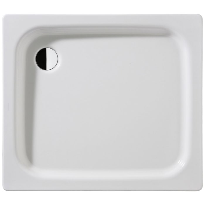 Kaldewei Duschplan 544-1 Duschwanne 80 x 90 x 6,5 cm, mit Antislip