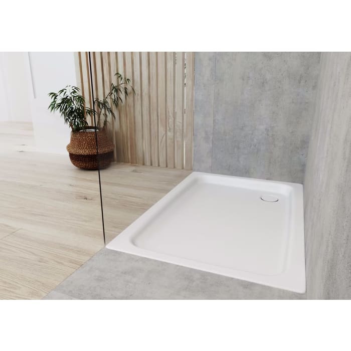 Kaldewei Duschplan 545-2 Duschwanne 90 x 90 x 6,5 cm mit Wannenträger