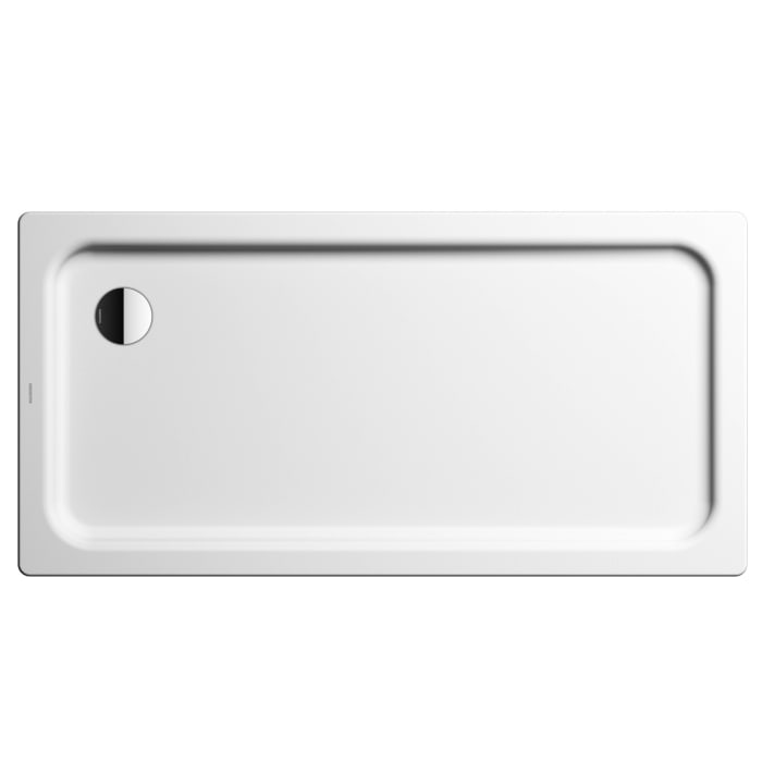 Kaldewei Duschplan 423-2 Duschwanne 70 x 140 x 6,5 cm mit Perl-Effekt und Wannenträger