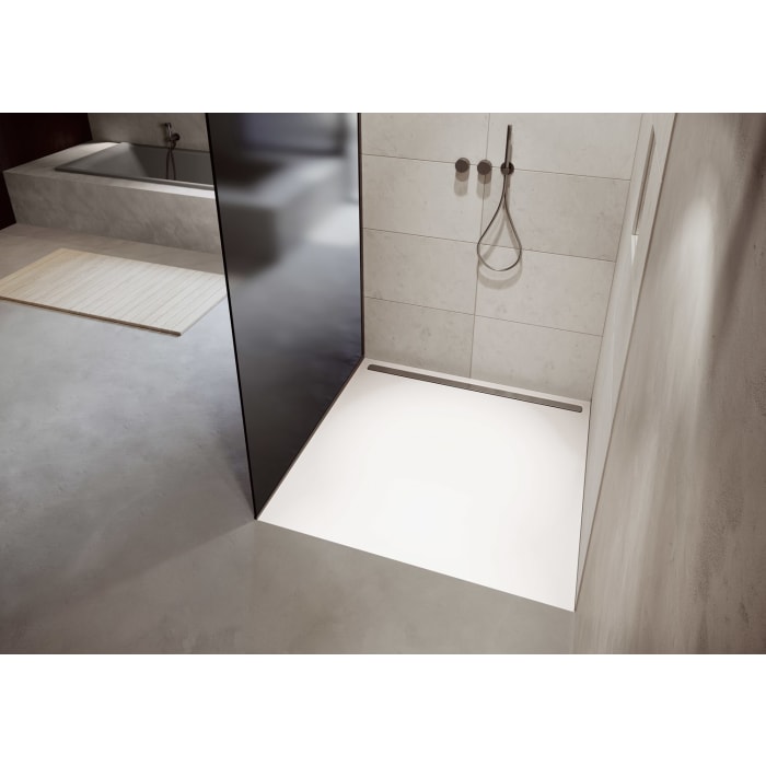 Kaldewei NEXSYS 2621 Duschfläche mit Ablaufrinne 90 x 130 cm