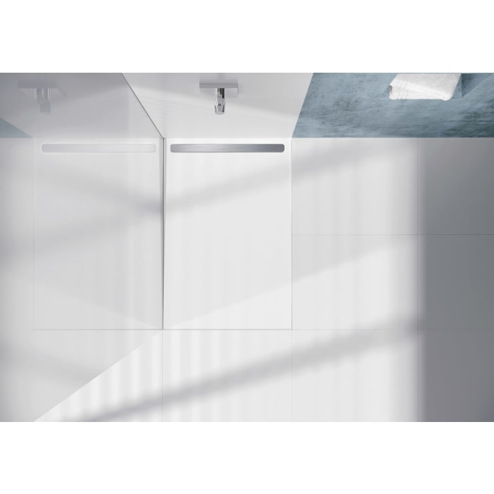 Kaldewei NEXSYS Duschfläche mit Ablaufrinne und Secure Plus 80 x 100 cm